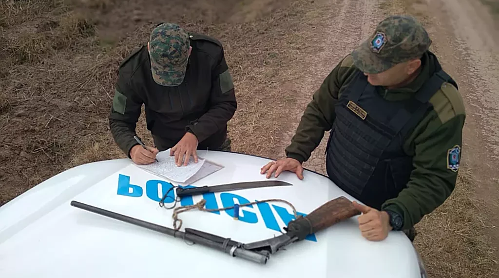 Policía Rural secuestra equino, elementos robados y arma de fuego